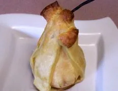 Ouzo Spiced Pears Wrapped In Puff Pastry