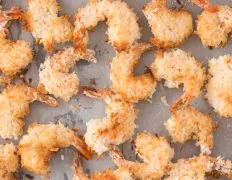 Oven-Baked Coconut Shrimp Low-Fat