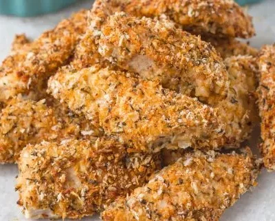 Oven-Baked Parmesan Chicken Strips