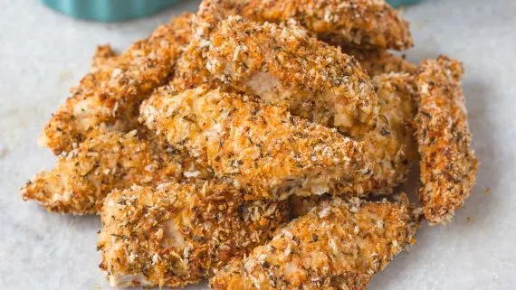 Oven-Baked Parmesan Chicken Strips