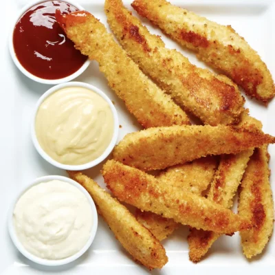 Oven Baked Parmesan Chicken Strips