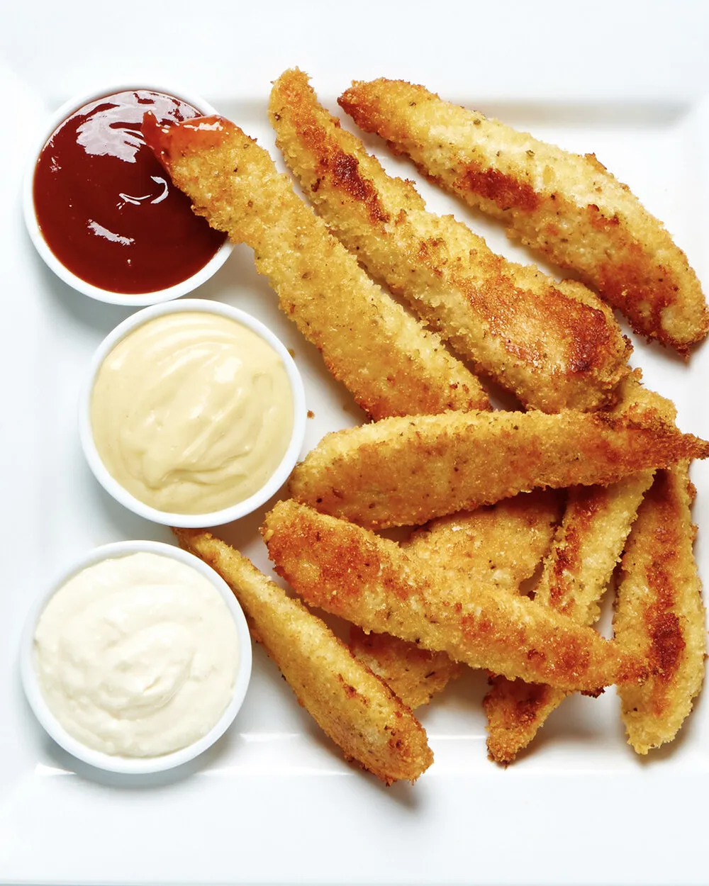 Oven Baked Parmesan Chicken Strips