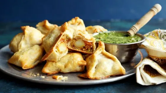 Oven Baked Vegetarian Samosas