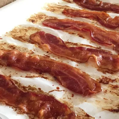 Oven Fried Bacon No Mess