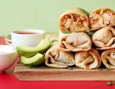 Oven-Fried Chicken Chimichangas