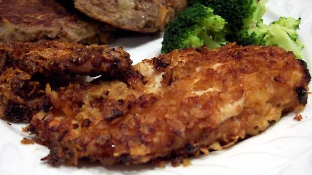 Oven-Fried Cornflake Chicken