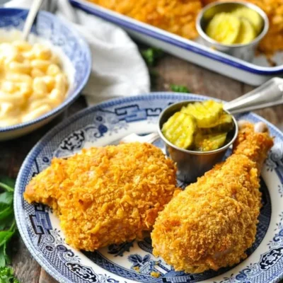 Oven Fried Cornflake Chicken