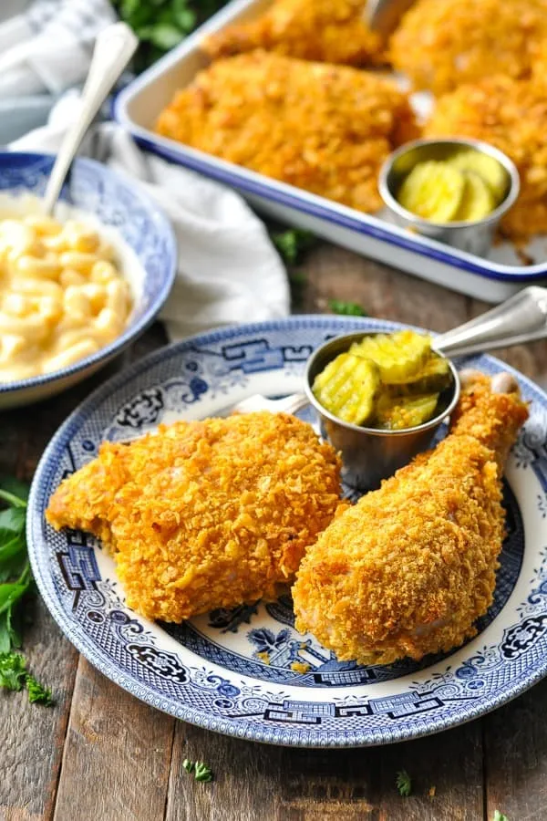 Oven Fried Cornflake Chicken