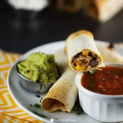 Oven Fried Flautas