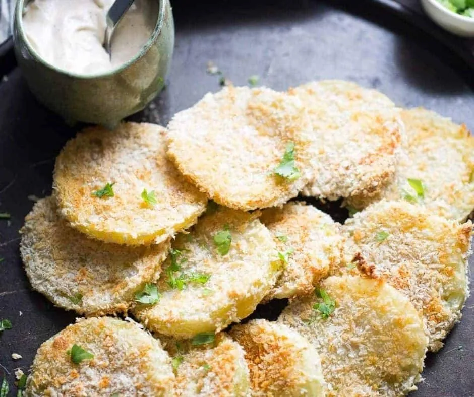 Oven Fried Green Tomatoes