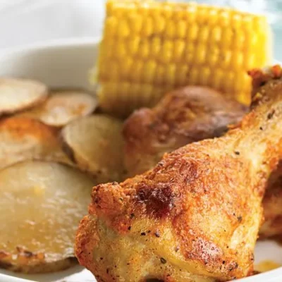 Oven Fried Paprika Chicken