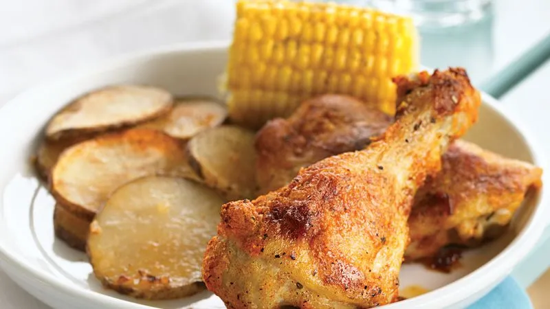 Oven Fried Paprika Chicken