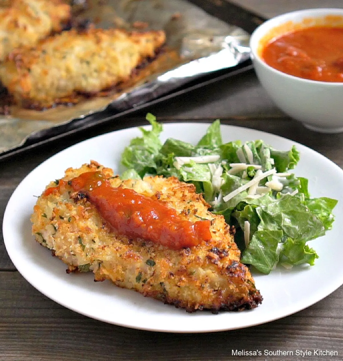 Oven Fried Parmesan Chicken