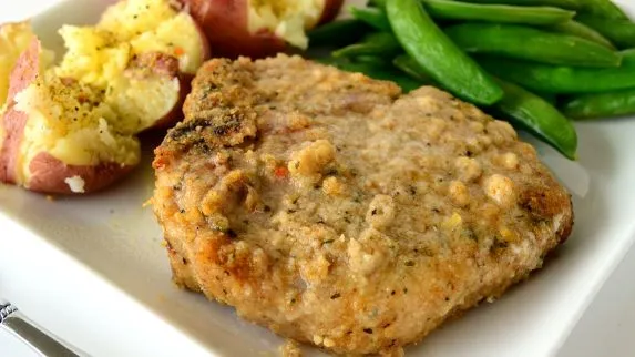 Oven Fried Pork Chops