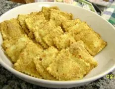 Oven Fried Ravioli