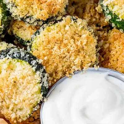 Oven Fried Zucchini Chips