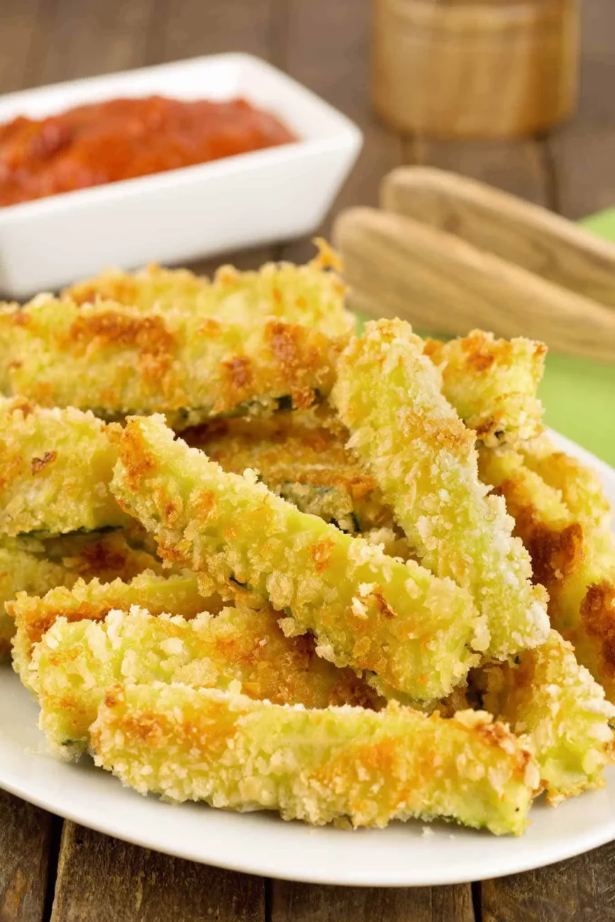 Oven Fried Zucchini Sticks