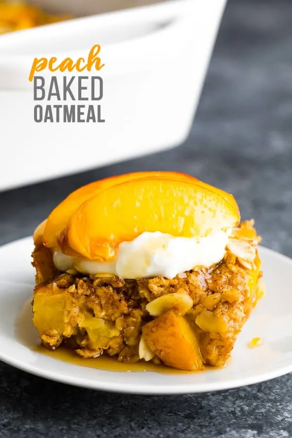 Oven Oatmeal Peach