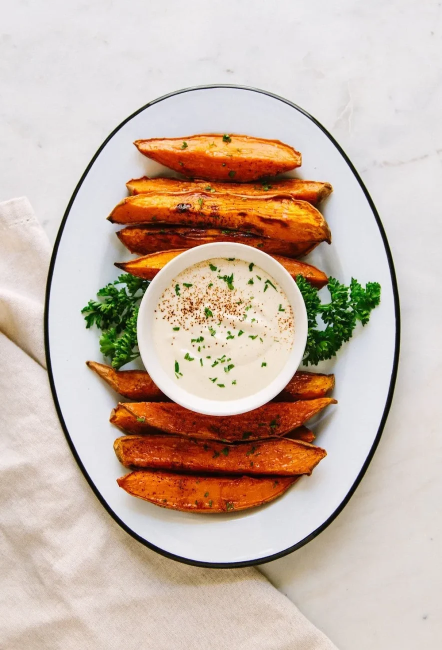 Oven Roasted Sweet Potato Wedges