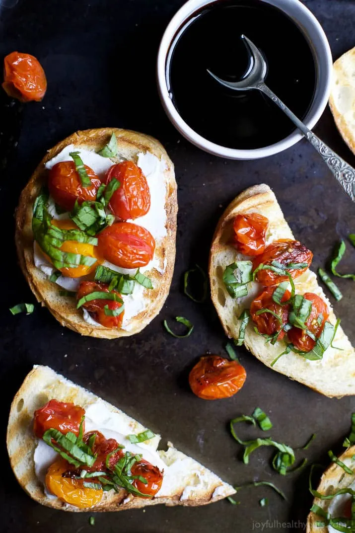 Oven-Roasted Tomato And Chevre