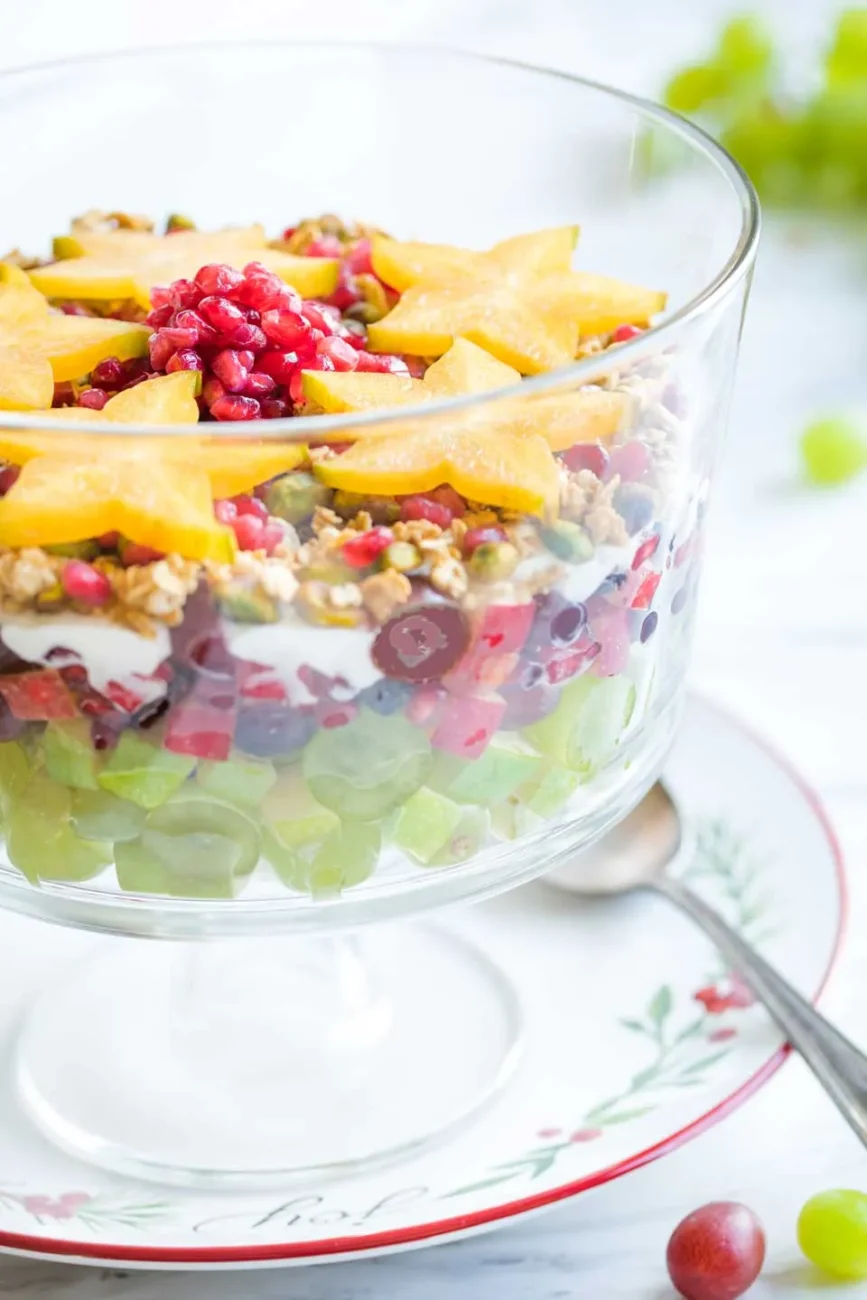 Overnight Layered Fruit Salad