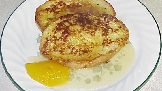 Overnight Peaches & Cream French Toast