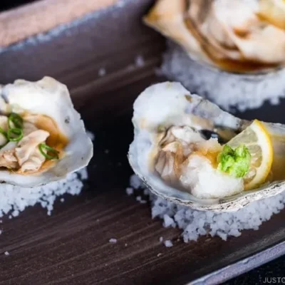 Oysters With Sweet Citrus Soy Sauce