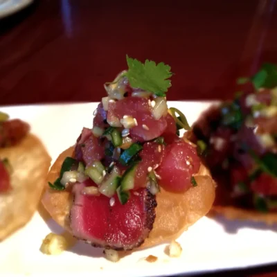 P F Changs Tuna Tataki