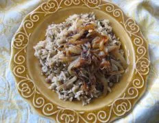 Palestinian Lentils And Rice With Crispy