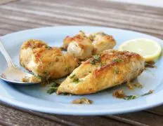 Pan Fried Chicken With Garlic And Lemon