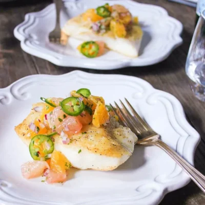 Pan Roasted Halibut With Jalapeno