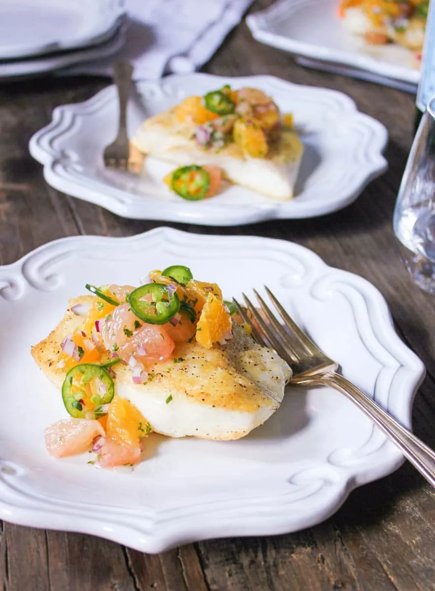 Pan Roasted Halibut With Jalapeno