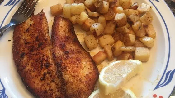 Pan Seared Cajun Tilapia