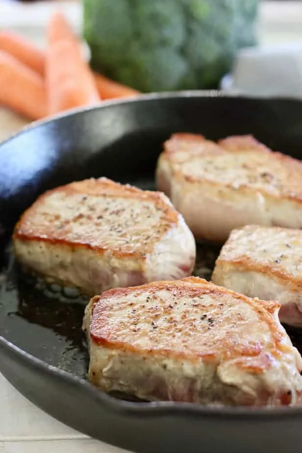 Pan Seared Pork Chops