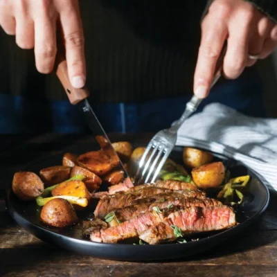 Pan Seared Rib Eye Steak With Smoked Paprika