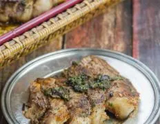 Pan-Seared Steak Diane With A Rich Mushroom Sauce