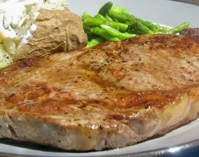 Pan Seared Steak From Alton Brown