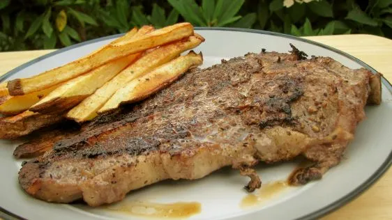 Pan Seared T- Bone Steak