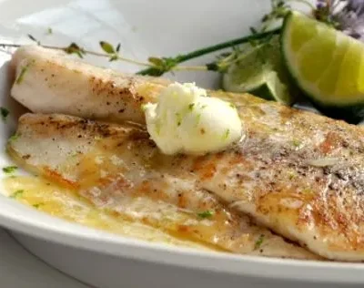Pan-Seared Tilapia With Chile Lime Butter