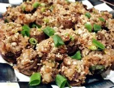 Panko Stuffed Mushrooms – Asian Style