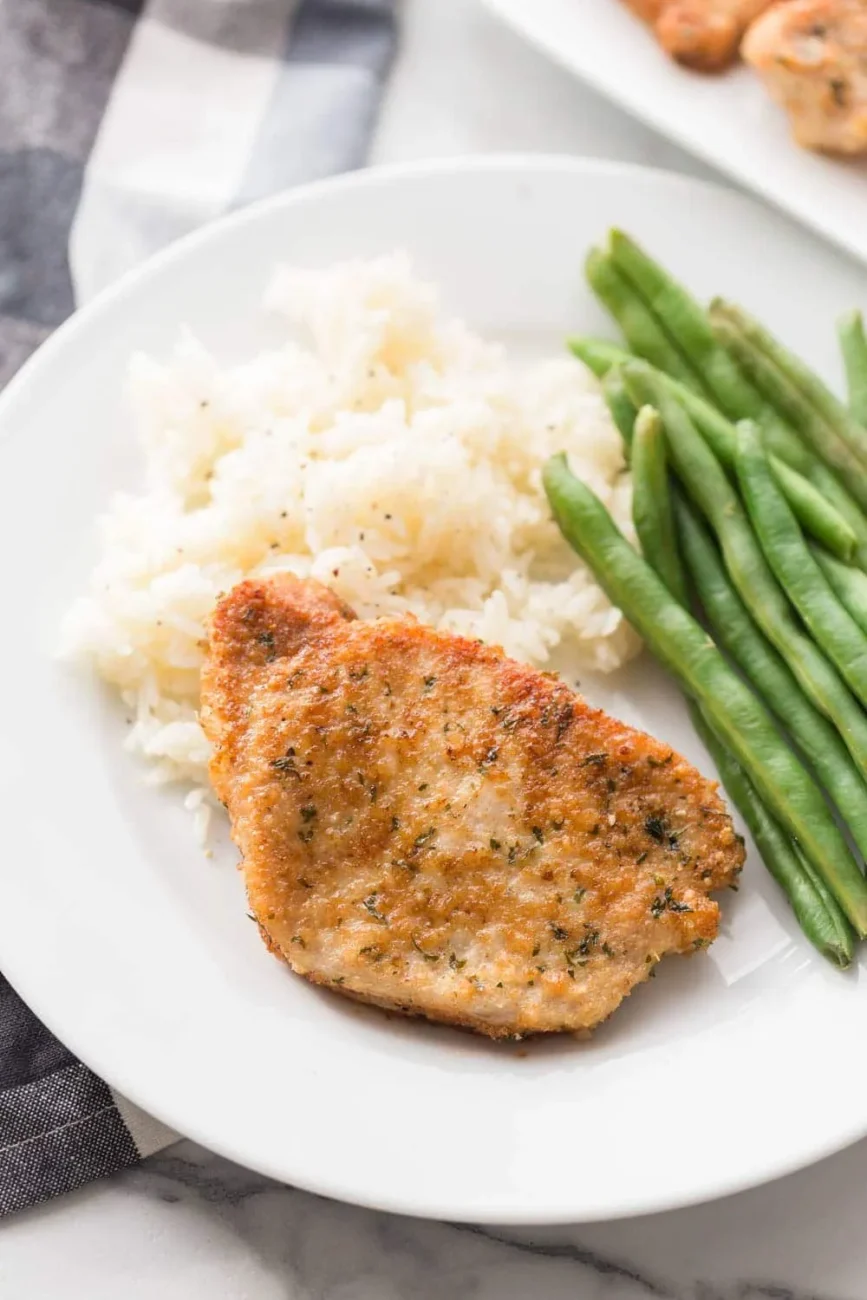 Parmesan Crusted Pork Chops