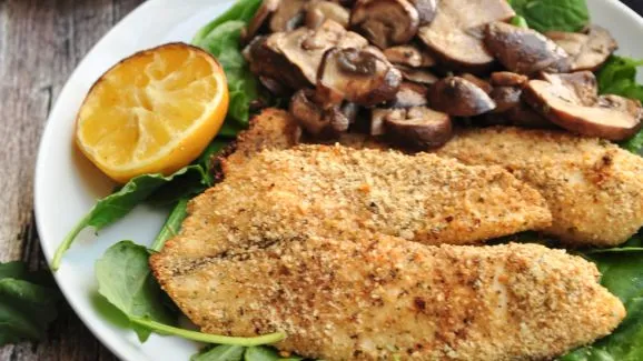 Parmesan Crusted Tilapia