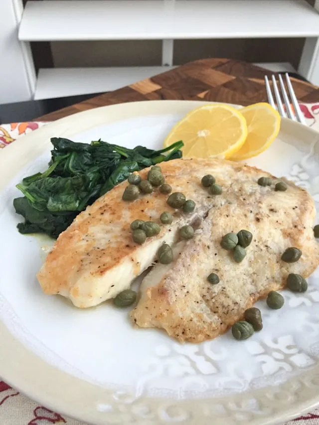 Parmesan Crusted Tilapia With Lemon Caper