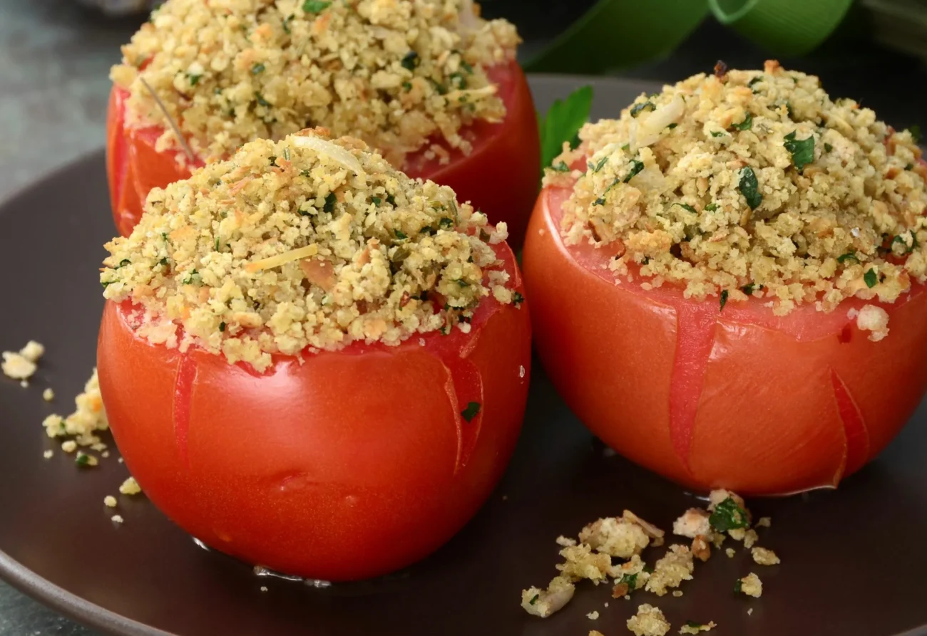 Parmesan Stuffed Tomatoes