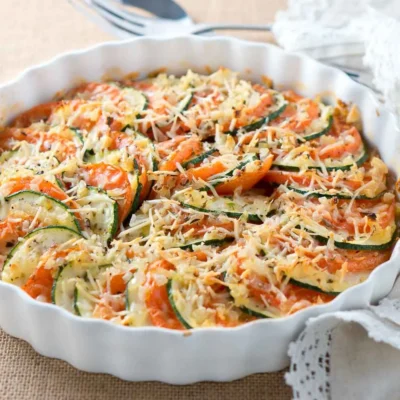 Parmesan-Topped Zucchini