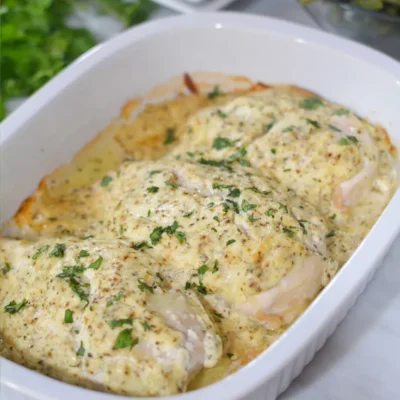 Parsley Parmesan Chicken Oamc