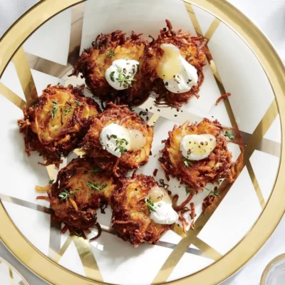 Parsnip Golden Beet Latkes