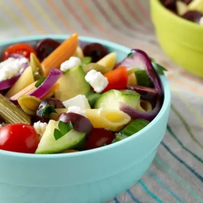 Pasta Salad W/Feta And Cherry