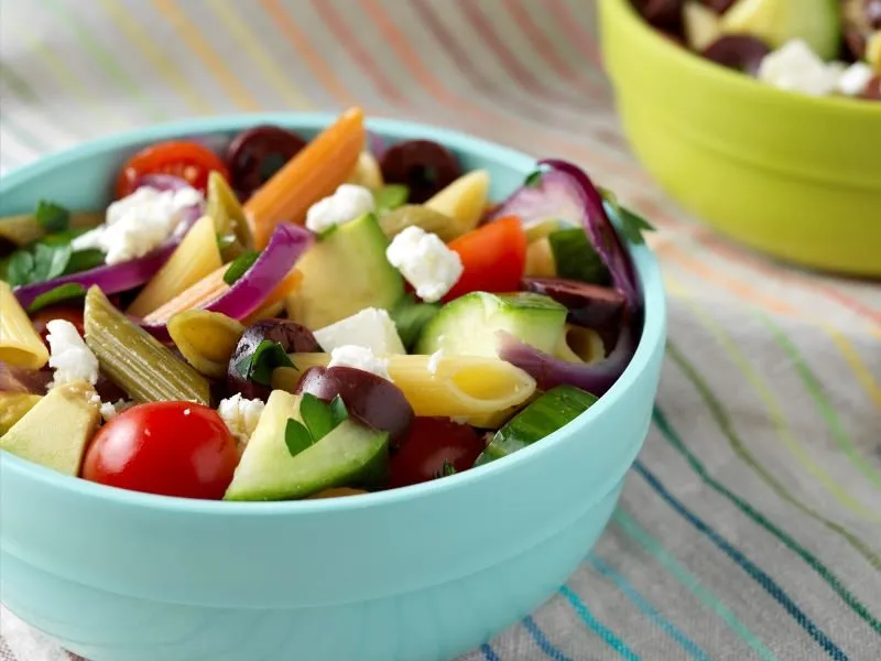 Pasta Salad W/Feta And Cherry