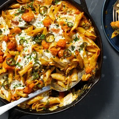 Pasta With Butternut Squash Sauce